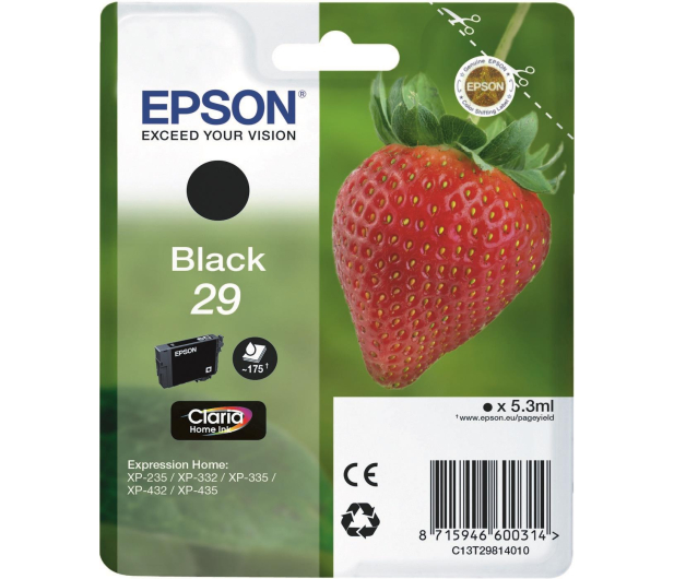 EPSON EP29BK (T2981) Black do XP-245/342/345 - 332043 - zdjęcie